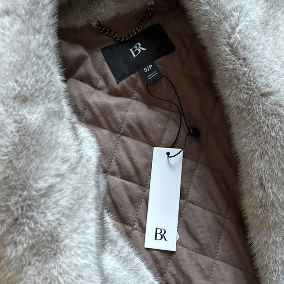 Banana Republic faux fur long coat - Picture 3 of 8